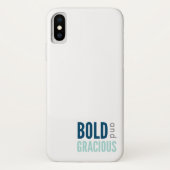 はっきりした&Gracious iPhone Xケース Case-Mate iPhoneケース (裏面)
