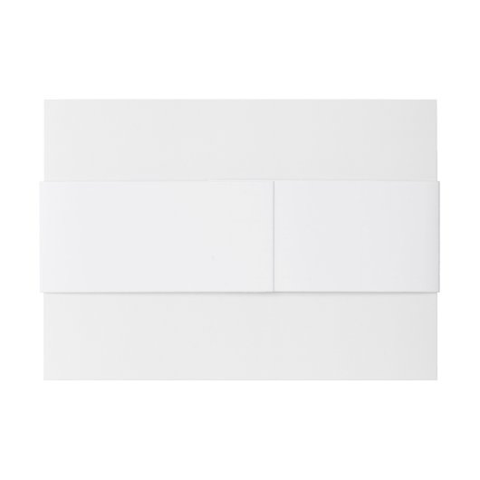 はっきりしたB&Wワイルドフラワーズ招待状用帯 招待状ベリーバンド (裏面例)