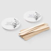 はっきりしたB&Wワイルドフラワー ハンドファン (組立なし)