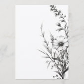 はっきりしたB&Wワイルドフラワー メニュー (裏面)