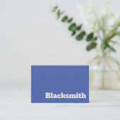 はっきりしたBlacksmith澄ん Metalworker 名刺 (スタンド正面)