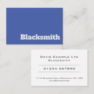 はっきりしたBlacksmith澄ん Metalworker 名刺