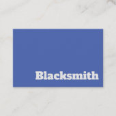 はっきりしたBlacksmith澄ん Metalworker 名刺 (正面)