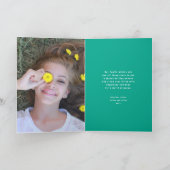 はっきりしたChunky Geometric Joy写真カラフルモダン シーズンカード (内部)