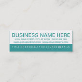 はっきりしたDONUTS顧客ロイヤリティカード ロイヤリティカード (裏面)