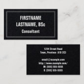 はっきりしたEeyecatchingコンサルタントの名刺 名刺 (正面/裏面)