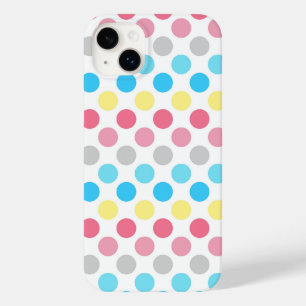 はっきりしたGenderfluxプライドフラグの色の水玉模様 Case-Mate iPhone 14 Plusケース