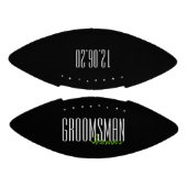 『はっきりしたGroomsman』という書パーソナライズされた簡 アメリカンフットボール (パネル)