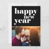 はっきりしたHappy New Year 5写真 シーズンカード (正面)