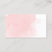 はっきりしたhello brushstroke QrフォトロゴSNS 名刺 (裏面)