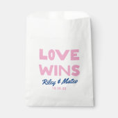 はっきりしたLOVE WINSモダンのタイプ結婚の フェイバーバッグ (正面)