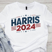 はっきりしたPatriotic Red、White、Blue Harris 2024 Tシャツ