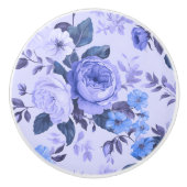 はっきりしたperwinkle文の色 セラミックノブ (正面)