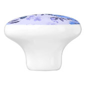 はっきりしたperwinkle文の色 セラミックノブ (側面)