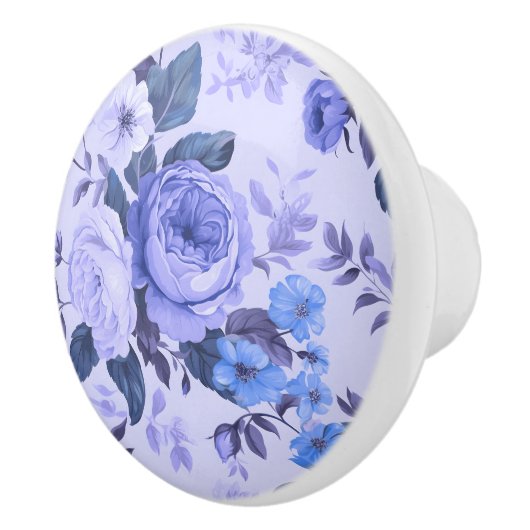 はっきりしたperwinkle文の色 セラミックノブ (右)