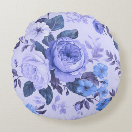 はっきりしたperwinkle文の色 ラウンドクッション