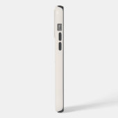 はっきりしたScript MonogramスタイリッシュとName in Beige iPhoneケース (左側面)