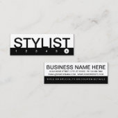 はっきりしたSTYLIST顧客ロイヤリティ ロイヤリティカード (正面/裏面)