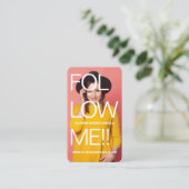 はっきりしたTypographic Meサ後を追ーマルメディア全写真 名刺 (スタンド正面)