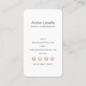 はっきりしたTypographic Meサ後を追ーマルメディア全写真 名刺 (裏面)