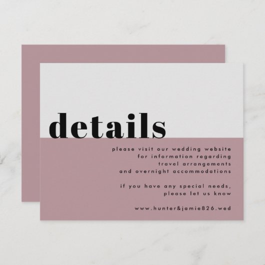 「はっきりしたWe Do」ライトマーブ収集エンクロージャカード 出欠カード (正面/裏面)