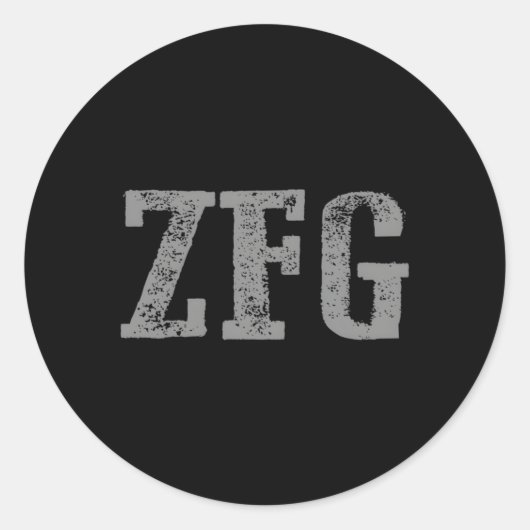 はっきりしたZfgゼロFク与えス ラウンドシール (正面)