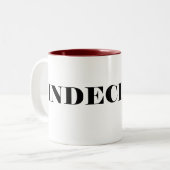 はっきりしない ツートーンマグカップ (正面左)