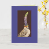 はつり矢印カード カード (黄色い花)