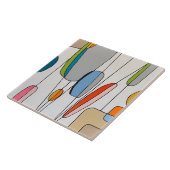 はつる糸6 x 6セラミックタイル タイル (側面)