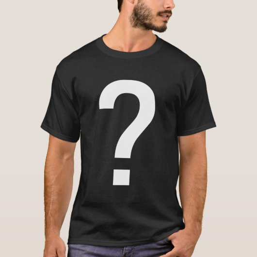はてなマーク はてなマーク Tシャツ (正面)