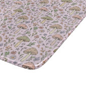 はにかみピンクのキノコ コケトコア フェミニン ギフト カッティングボード (角)