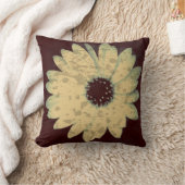 はねかかられたデイジーのプリントの装飾用クッション クッション (ブランケット)