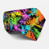 はねる黒い虹 ネクタイ (ロール)