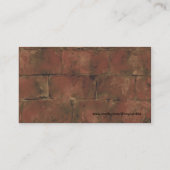 はね飛ばされたペンキの名刺 名刺 (裏面)