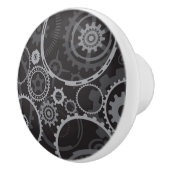 はめば歯車パターン セラミックノブ (右)