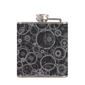 はめば歯車パターン フラスク (裏面)