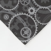 はめば歯車パターン フリースブランケット (角)