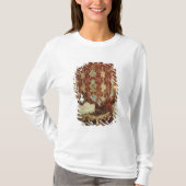 はめ込まれるイチジク木とパネルをはめられるMillionen部屋 Tシャツ (正面)