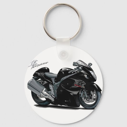 はやぶさブラックバイク キーホルダー (正面)