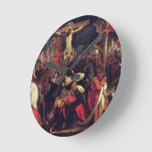 はりつけ2 ラウンド壁時計 (傾斜)