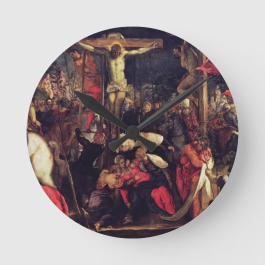 はりつけ2 ラウンド壁時計 (正面)