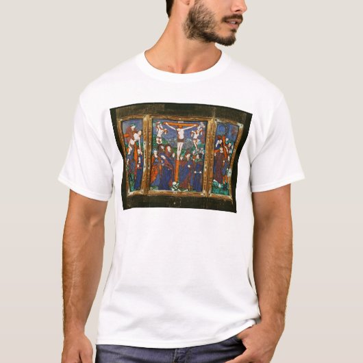 はりつけ、リムーザンを描写するトリプティク Tシャツ (正面)