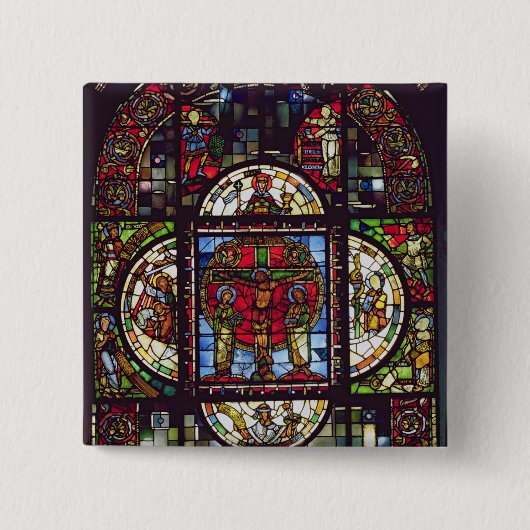 はりつけ 缶バッジ (正面)