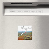 はるか上から見たチェムニー・ロック マグネット (インサイチュ (食洗機))