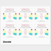 はアレル警告ゲンを含んでいカスタムる スクエアシール (シート)