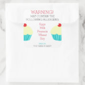 はアレル警告ゲンを含んでいカスタムる スクエアシール (バッグ)