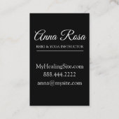 *~*は夢に月のはす神聖な記号を主演します 名刺 (裏面)