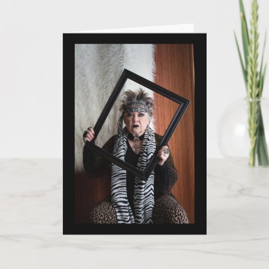 は祝今年の新生き延び年である カード (正面)