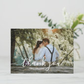 は結婚がきと封筒 サンキューカード (スタンド正面)