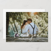 は結婚がきと封筒 サンキューカード (正面/裏面)